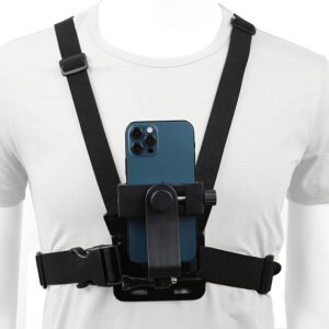 Stabil Chest Strap – Mbajtëse për Telefon & Kamera me Rrotullim 360°