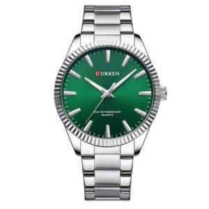 Curren 8425 (Silver&Green)