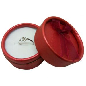 Kutia Ronde e Fortë për Bizhuteri – Me Shirit për Dhurata 30Copë  VETEM ME SHUMIC