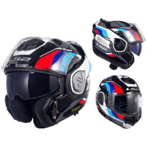 Helmetë LS2 Sport ADV – Full Face Flip-Up me Dy Vizorë (ECE)